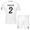 Maglia ufficiale Real Madrid Carvajal 2 Casa 2024-25 per Bambino